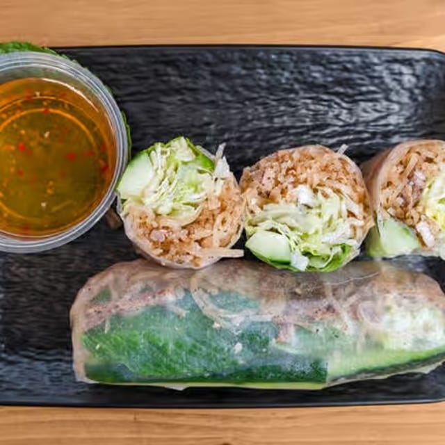 Shredded Pork Summer Roll (Bi Cuon).