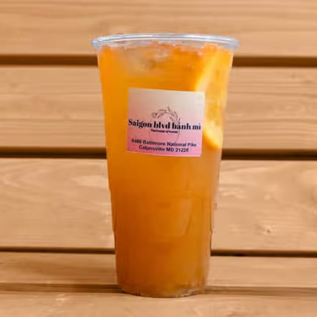 Tropical Peach Tea with Salted Dried Plum (Tra Dao Cam Xi Mui).