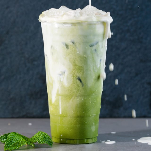 Coconut Milk Matcha (Tra Matcha Nuoc Cot Dua).
